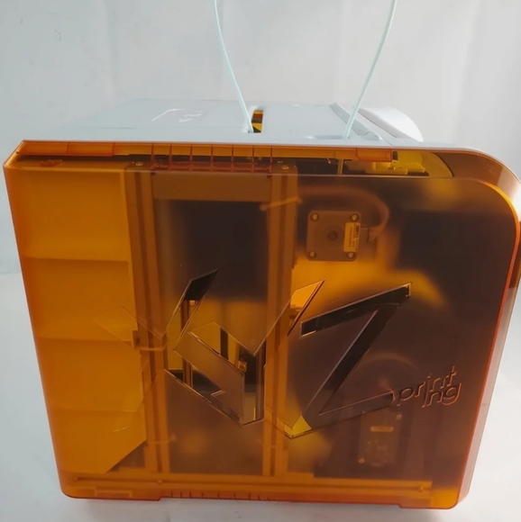 Xyzprinting xyz printing da vinci jr 1.0 orange and white 3d printer - Picture 2 of 6